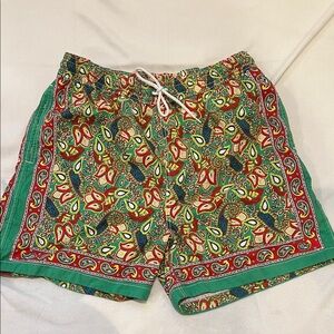 Polo by Ralph Lauren Swimwear Trunks XL 5” inseam paisley pockets